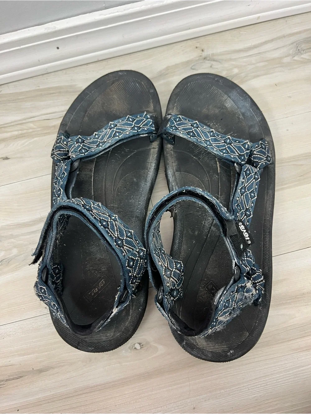 Teva Blue Patterned Sport Sandals